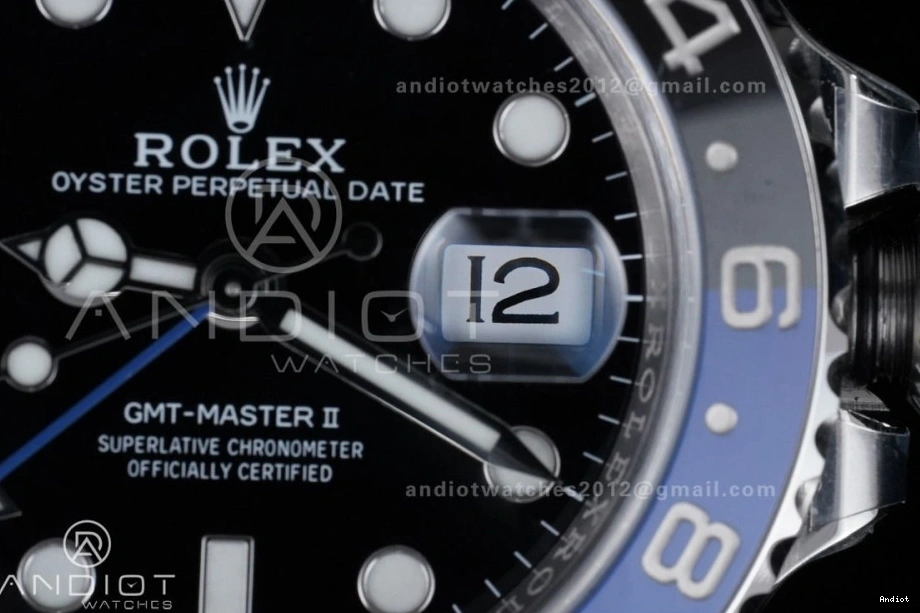 SS Edition Master 1:1 New II Oyster 126710 Bracelet SH3285 BLNR On ARF GMT V2 Best Batman 904L 0319